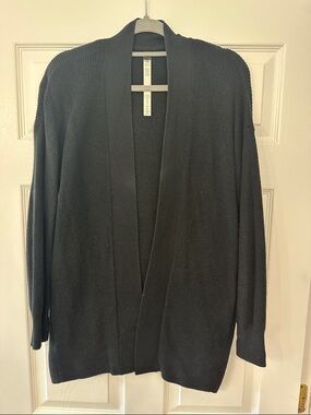 lululemon Black Open-Front Women's Cardigan, Size 4
